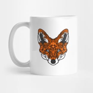 Fox Face Drawing Mug